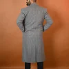 check overcoat for men