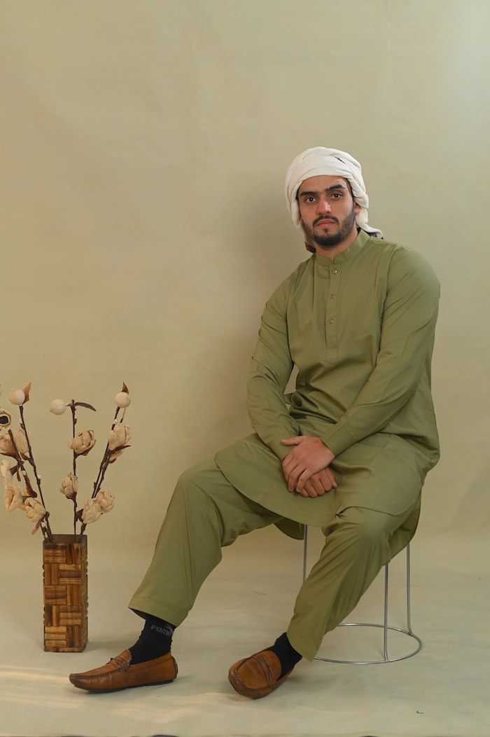 lemon green kurta