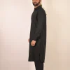 premium black kurta