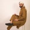 pakistani brown kurta