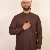 brown kurta  for males