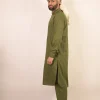 olive green kurta