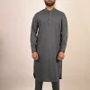 grey pathani kurta