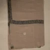 white pashmina with black embroidery