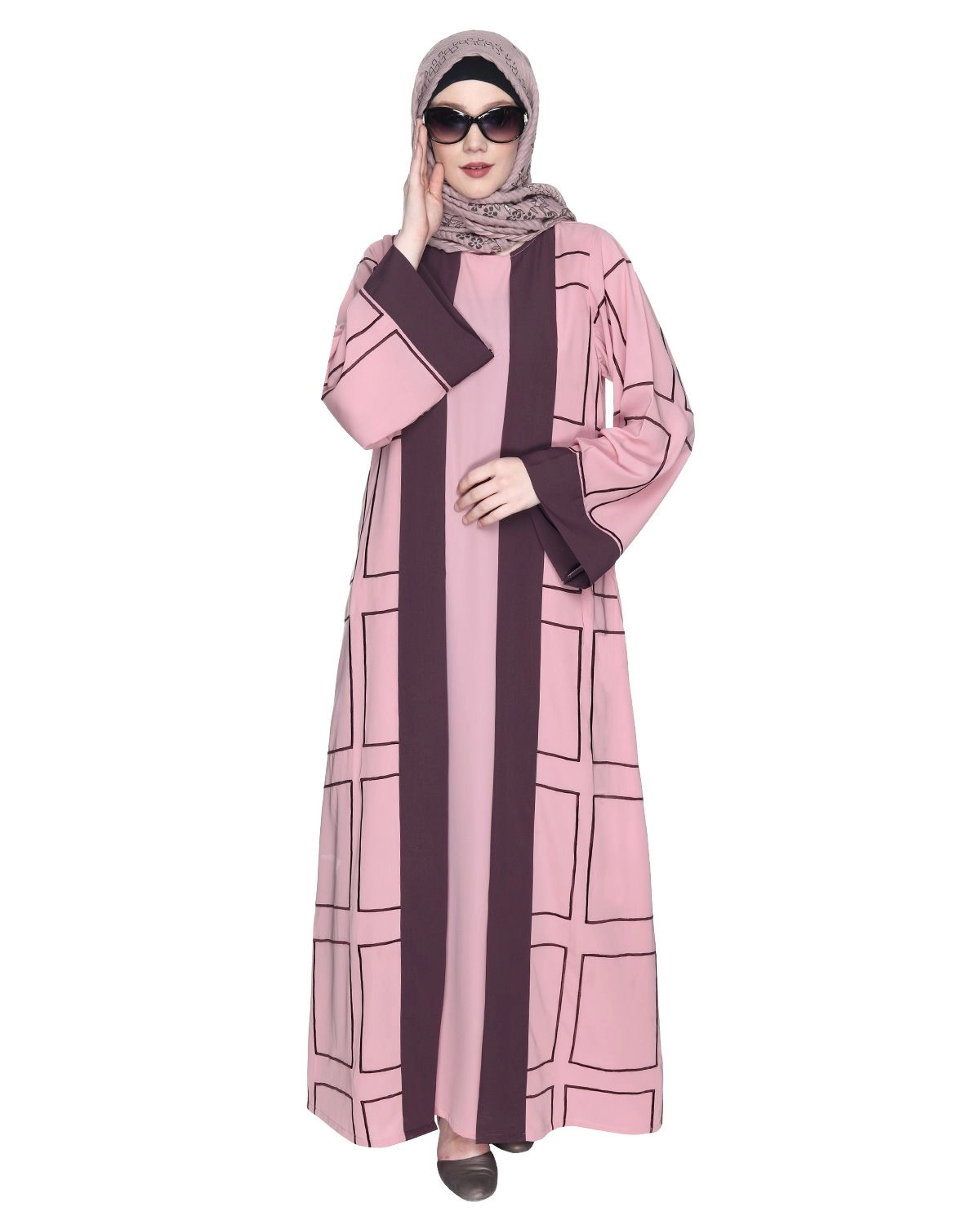 pink abaya