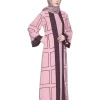 pink modest fashion abaya by baraqah