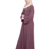purple abaya for women