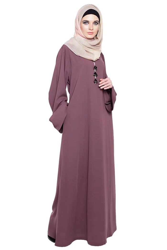 purple abaya