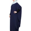 blue modest wear kaftan