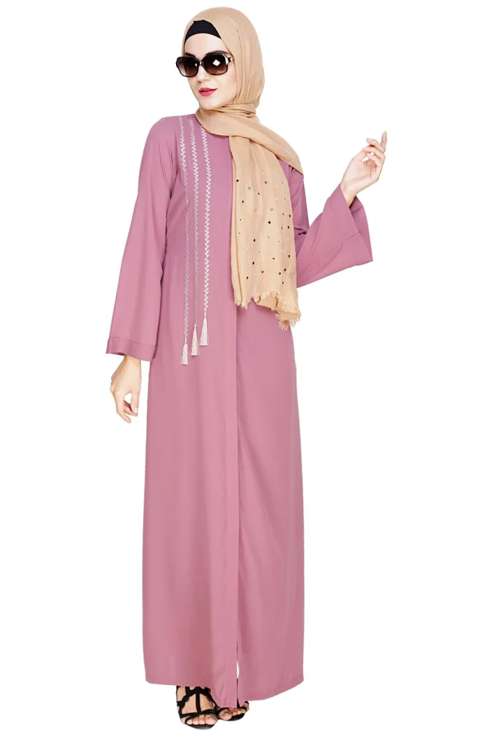 pink abaya