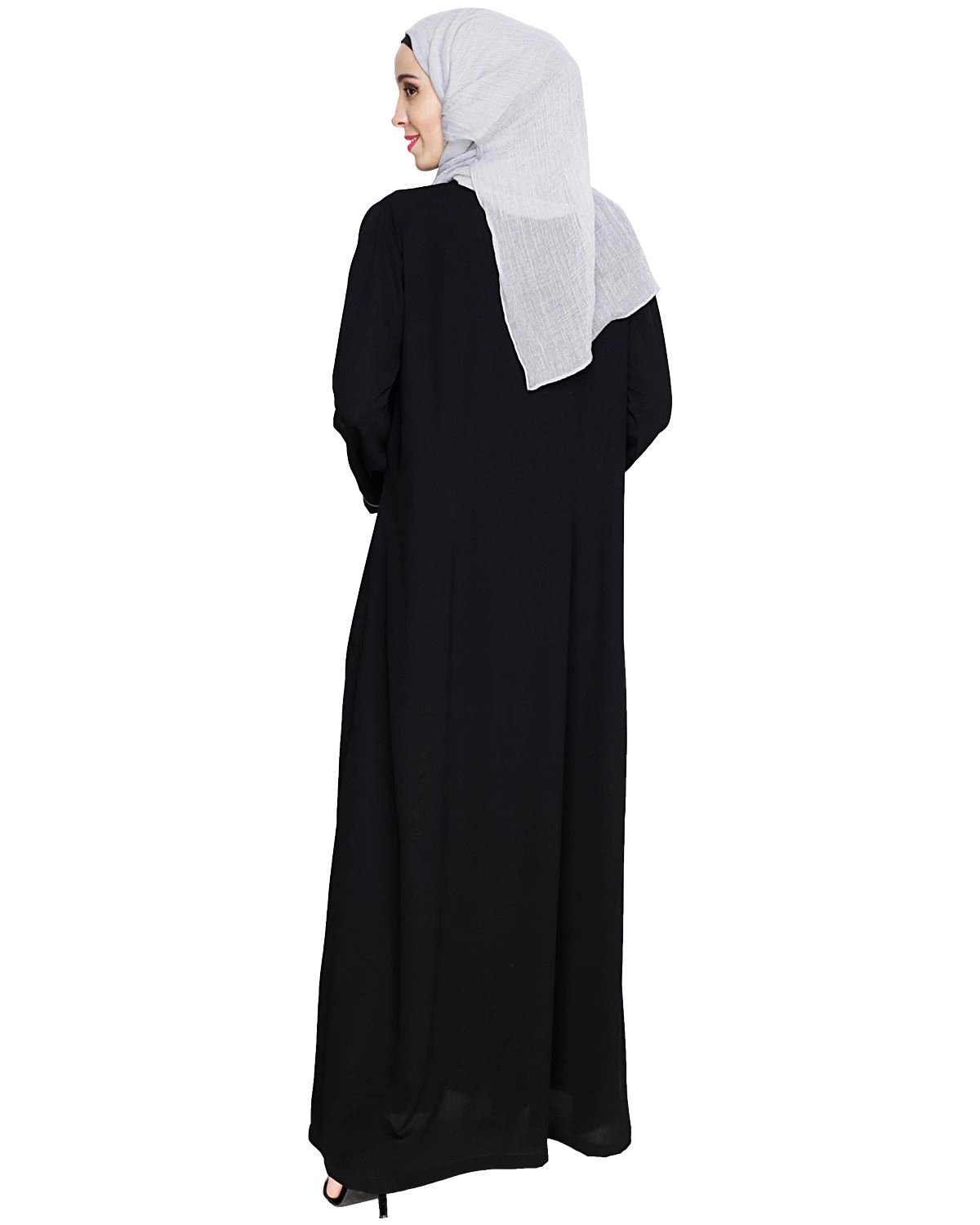 black abaya by baraqah