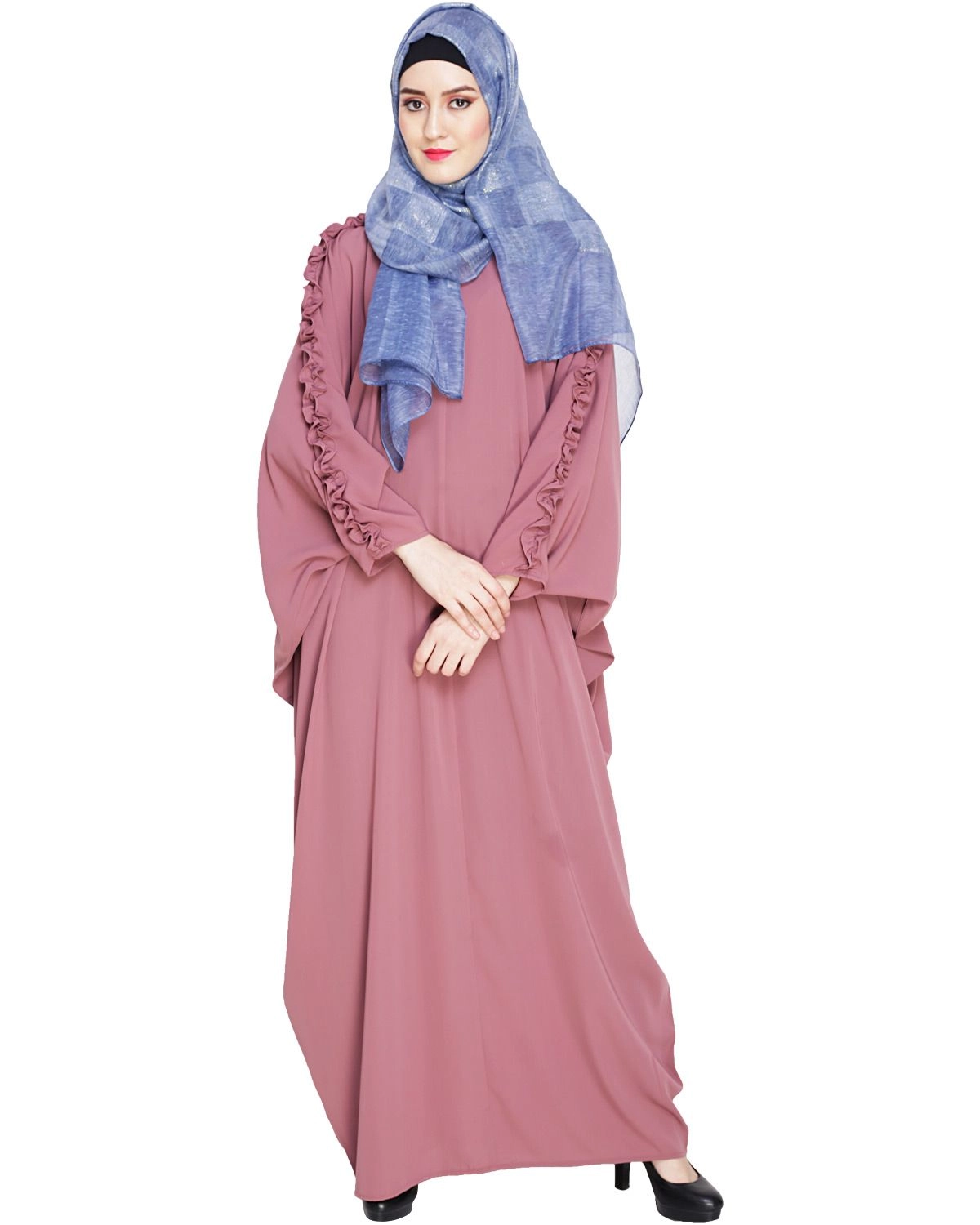 pink kaftan by baraqah