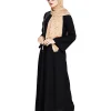 black elegant abaya for females