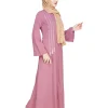 pink abaya for women