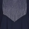 blue premium metal embroidery abaya