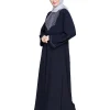 premium metal embroidery abaya