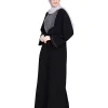 metal embroidery abaya for women