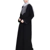 metal embroidery abaya for females
