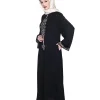 black premium abaya for women