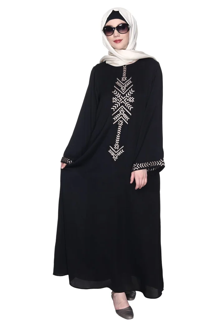 black premium abaya