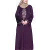 purple premium abaya