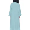 light blue  modest clothing