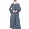 grey abaya for girls