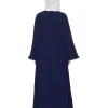 blue abaya for girls