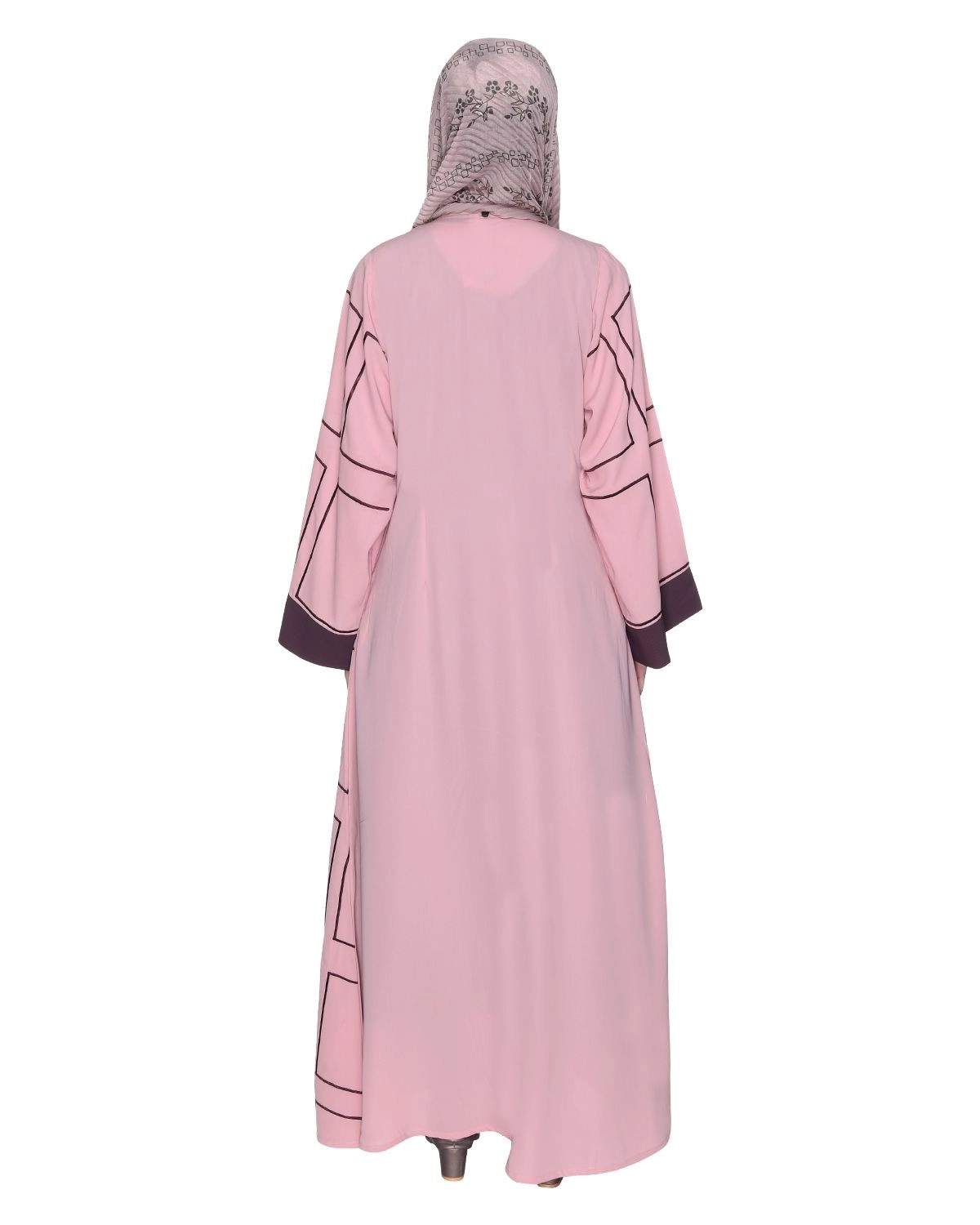 pink abaya for women