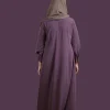 purple abaya for women