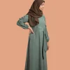 olive abaya for females