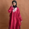 maroon silk feran