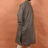 Sleek design Kashmiri pheran in woolen tweed