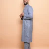 space grey kurta pyjama for men