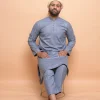 space grey kurta for males
