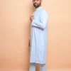 blue kurta for male