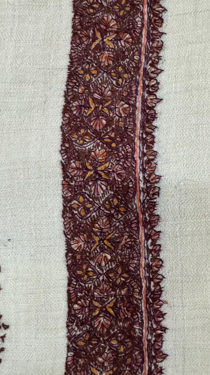 pashmina kashmiri embroidered rumaal for gents