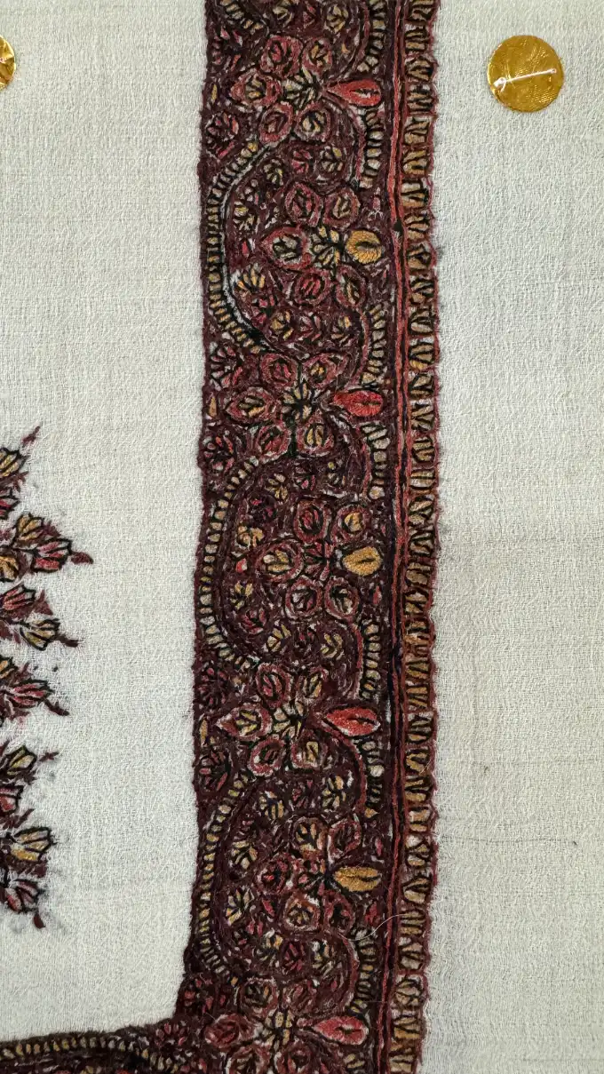 pashmina embroidered rumaal for men