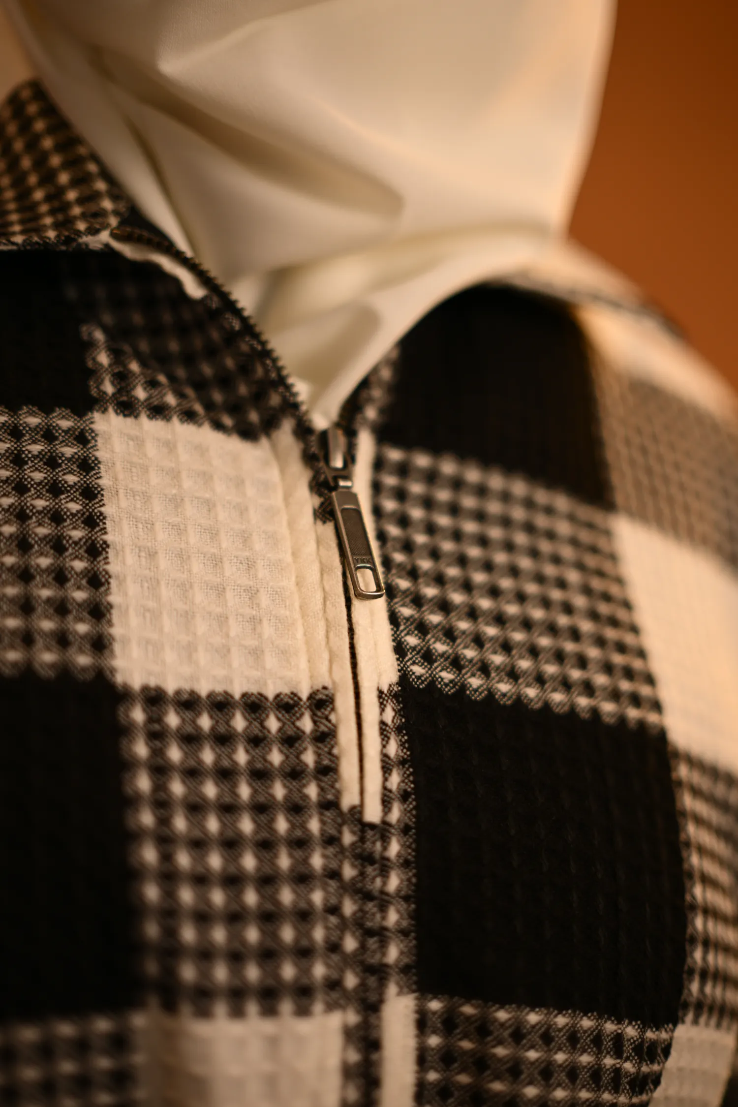 black check kashmiri firan for girls