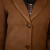 brown long coat for girls