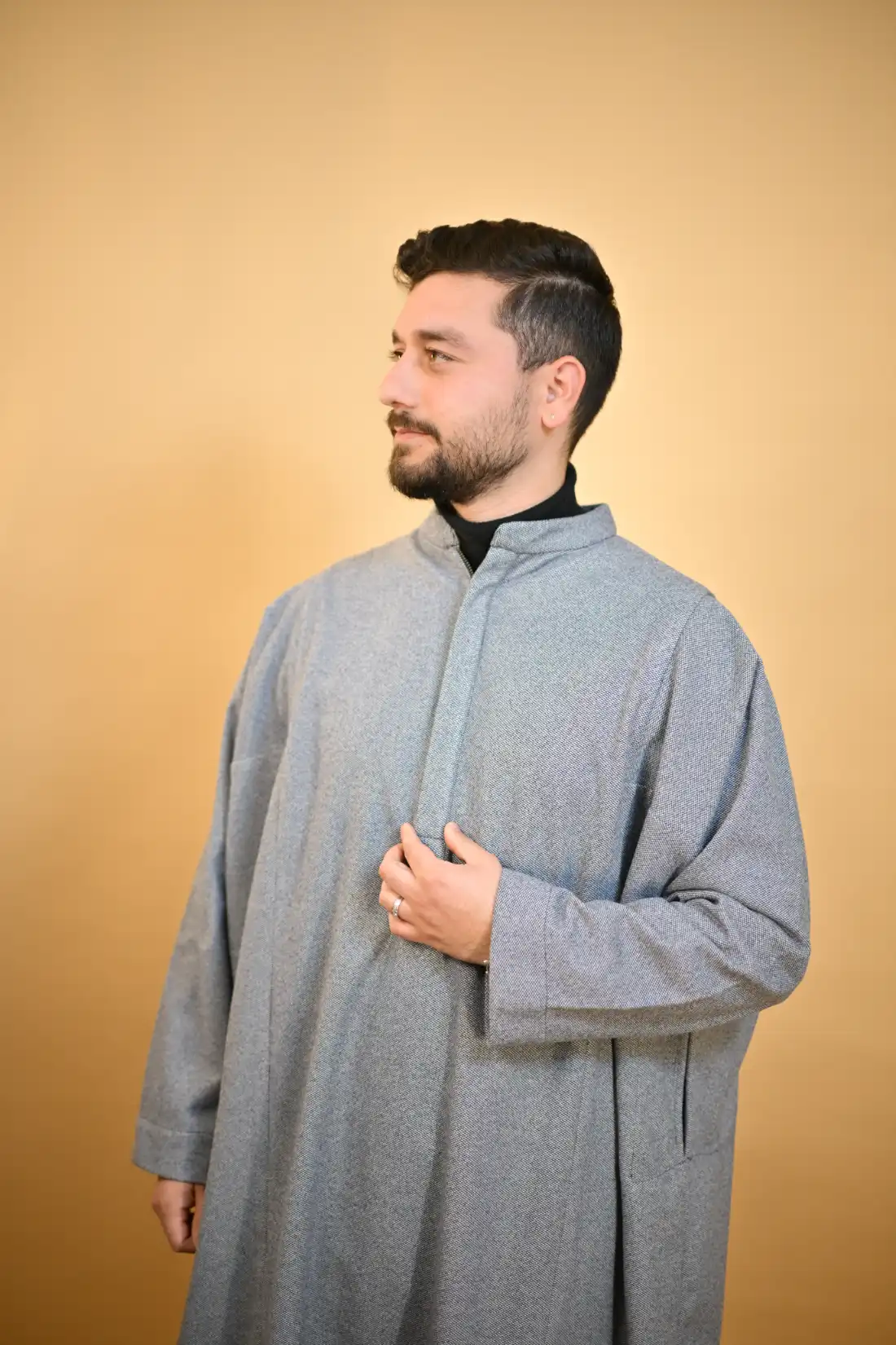 fleece pheran for men with lining