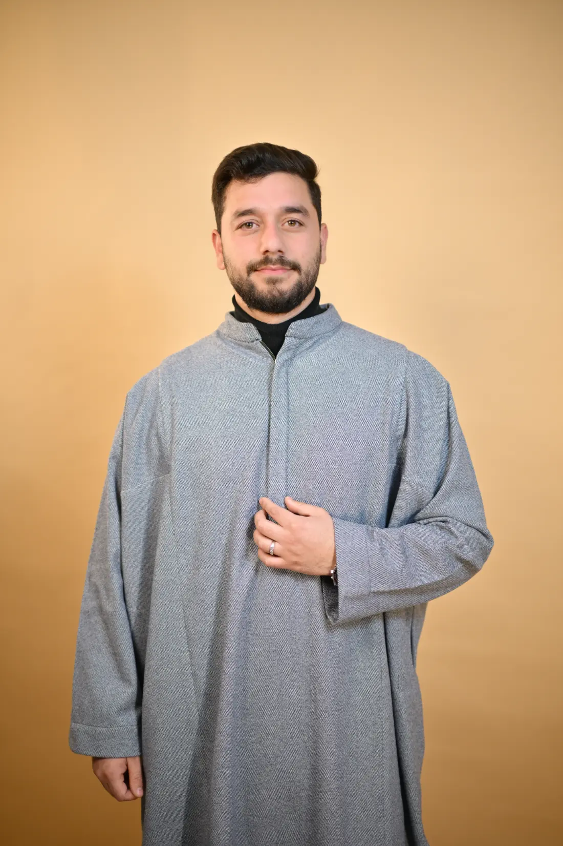 fleece pheran for men