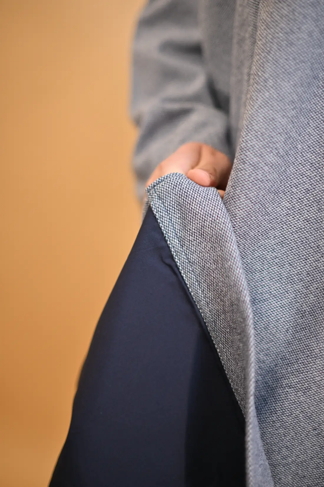 traditional kashmiri front closed long coat for gentleman