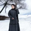 warm woolen coat style winter abaya