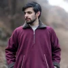 maroon overcoat for men