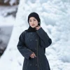 winter woolen  tweed coat abaya for girls