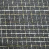 black checkered merino wool