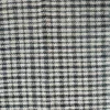grey checkered merino wool tweed
