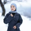 winter coat abaya for females