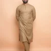 wood color kurta pajama for males